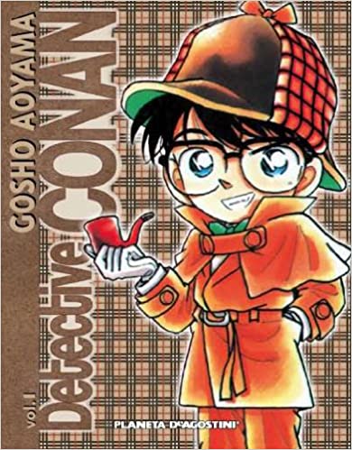 Portada del primer volumen de Detective Conan personaje inspirado en el detective de Edogawa Rampo protagonista de El lagarto negro.