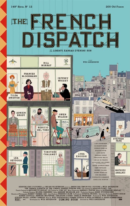 Poster de The French Dispatch de Wes Anderson
